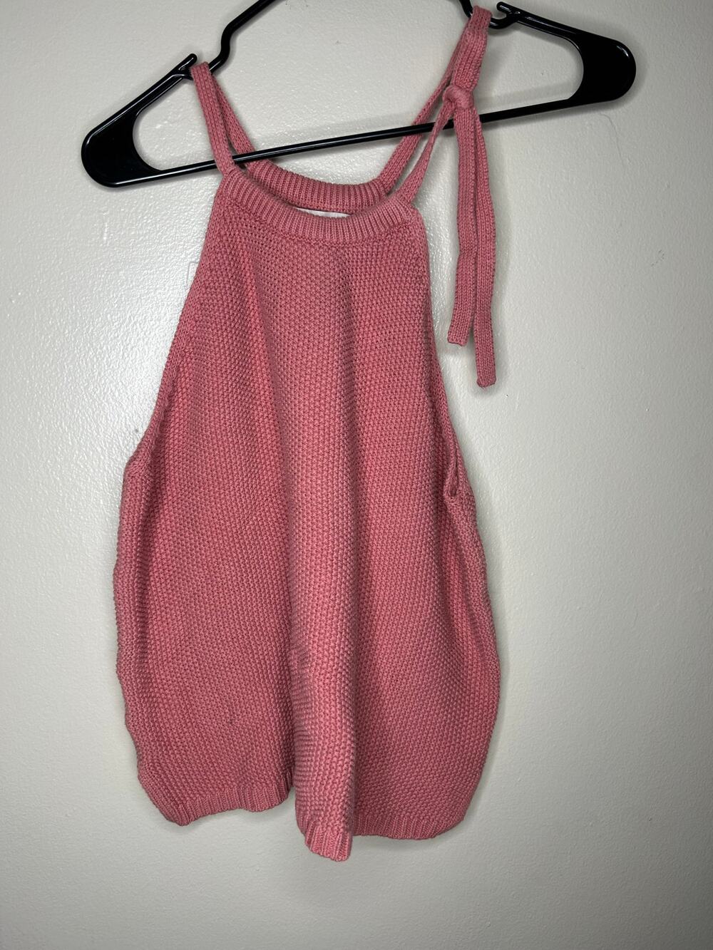 Women’s XL Marine Layer Ginger Sweater Tank in Coral Knit Tank Top